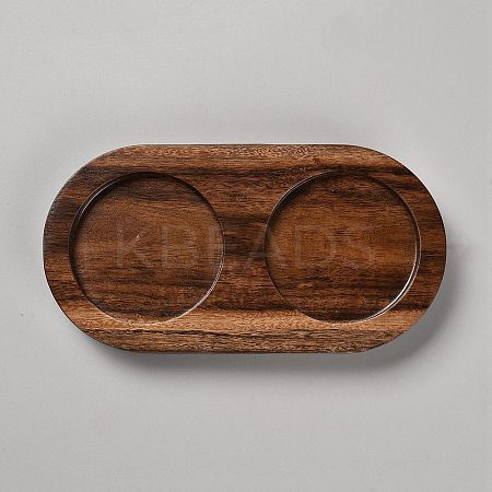 Wood Pepper Grinder Holder AJEW-WH20005-02-1