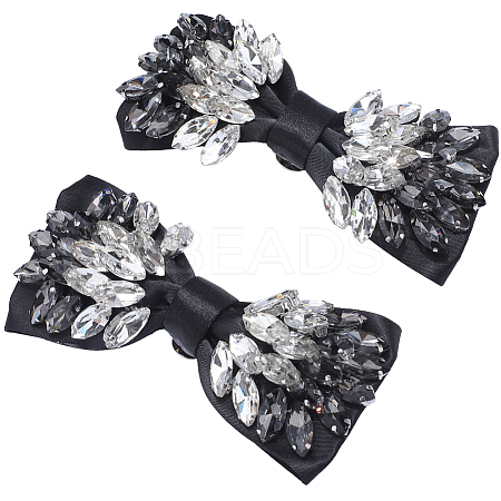 Bowknot Non-woven Fabrics Shoe Decoration FIND-WH0139-290C-1
