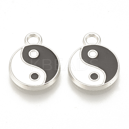 Feng Shui Alloy Enamel Pendants LS-X-ENAM-S115-035B-1