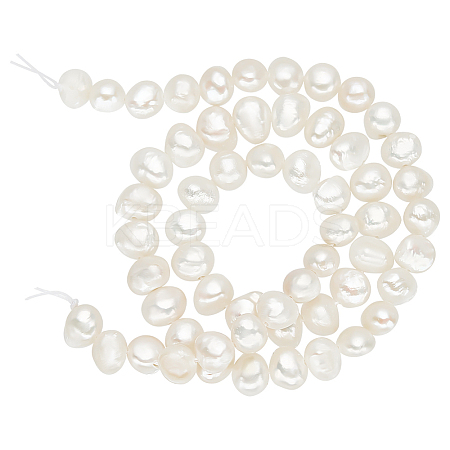 1 Strand Natural Cultured Freshwater Pearl Beads Strands PEAR-PH0001-17-1