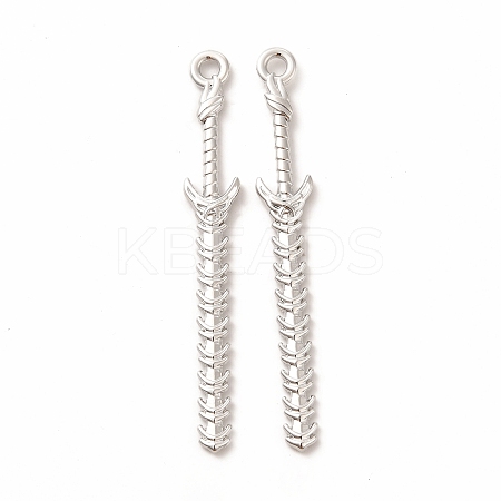 Rack Plating Alloy Big Pendants LS-PALLOY-E025-13P-1