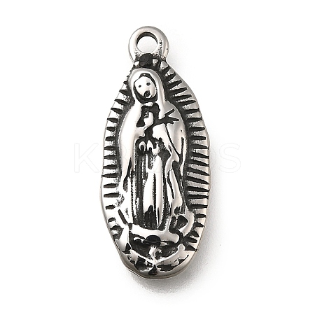 304 Stainless Steel Pendants STAS-L284-05AS-1