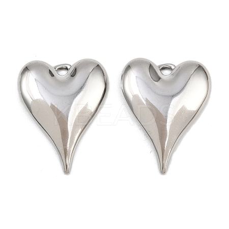 304 Stainless Steel Pendants STAS-L303-14P-1
