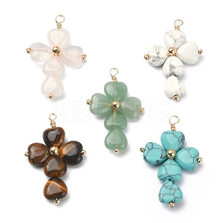 Gemstone Pendants PALLOY-JF02171-1