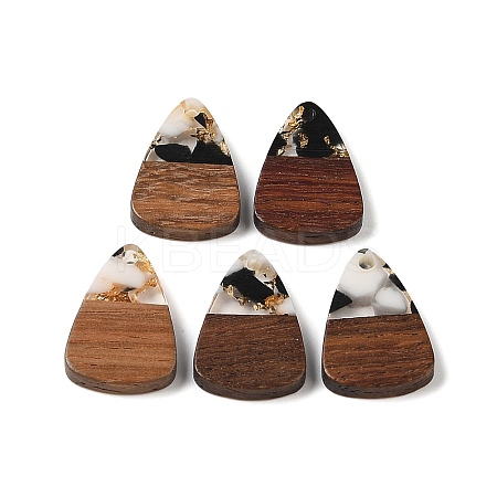 Resin & Wood Pendants WOOD-S061-02M-1