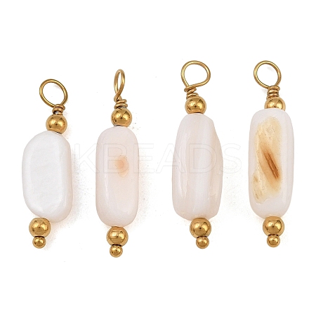 Natural Freshwater Shell Pendants SH-CBA5EEC-04G-1