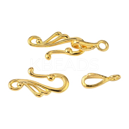 Tibetan Style Hook and Eye Clasps K08ZJ011-1