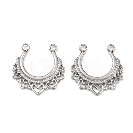 304 Stainless Steel Pendants STAS-A129-13B-P-1