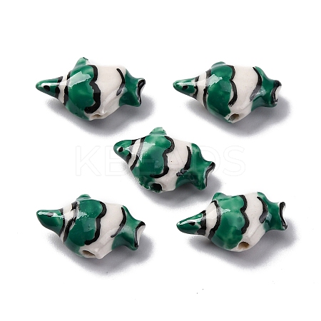 Handmade Porcelain Beads PORC-R002-02E-1