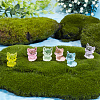 30Pcs 6 Colors Luminous Resin Fox Display Decoration CRES-DR0001-04-4