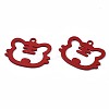 Spray Painted Alloy Pendants LS-ENAM-N055-059-A01-3