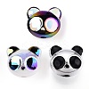 UV Plating Iridescent Acrylic Beads MACR-D032-14-1