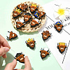 14Pcs 7 Styles Cattle Food Grade Silicone Focal Beads SIL-CJ0003-11-5