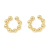Rack Plating Brass Cuff Earrings LS-EJEW-L261-012G-1