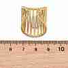304 Stainless Steel Cuff Rings Ring Components SA-CBA098D-01G-A-3