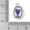 Printed Alloy Pendants ENAM-F160-02D-G-3