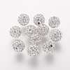 Polymer Clay Rhinestone Beads X-RB-K050-10mm-C31-1