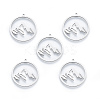 Non-Tarnish 304 Stainless Steel Pendants LS-A-STAS-N090-LA911-1-2