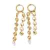 Glass Dangle Hoop Earrings EJEW-Q781-23G-1