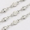 Tarnish Resistant 304 Stainless Steel Flower Chains CHS-K001-47-1