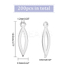 201 Stainless Steel Pendants STAS-DC0009-92-2