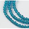 Glass Beads Strands X-EGLA-E057-02B-10-2