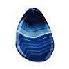 Dyed Natural Brazilian Agate Big Pendants G-T104-16M-5