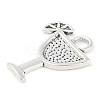 Tibetan Style Cocktail Glass Alloy Pendants LS-TIBEP-Q054-03AS-RS-2