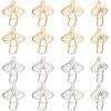16Pcs 2 Color 304 Stainless Steel Pendants STAS-UN0039-50-1