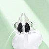 304 Stainless Steel with Rhinestone Finger Rings RJEW-Q020-17P-4