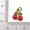 304 Stainless Steel Enamel Pendants Ion Plating(IP) STAS-I349-01G-01-3