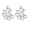 201 Stainless Steel Pendants STAS-F337-08P-1