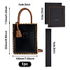DIY Rectangle PU Leather Knitting Crochet Bags GN-TAC0003-08C-4