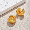 Textured Teardrop Brass Hoop Earrings for Women EJEW-U055-26G-1
