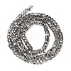 Electroplate Glass Beads Strands GLAA-Q105-03Q-2