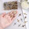 120Pcs 3 Colors Tibetan Styles Alloy Pendants FIND-PH0023-05-3