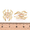 304 Stainless Steel and Rhinestone Pendants STAS-T071-05B-G-3
