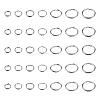 700Pcs 7 Styles 201& 304 Stainless Steel Split Rings STAS-CJ0002-17-1