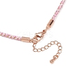 2.5MM Round Nylon Cotton Cord Necklace Making NJEW-C106-01RG-07-3