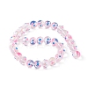 Transparent Glass Beads Strands LAMP-F029-01A-2