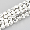 Electroplate Non-magnetic Synthetic Hematite Beads Strands G-N0322-15S-1