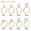 Brass Open Cuff Ring Settings LS-KK-G518-10G-04-4