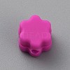 Flower Silicone Focal Beads SIL-TAC0008-10C-1