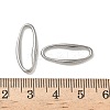 304 Stainless Steel Oval Linking Rings STAS-L300-010B-P-3
