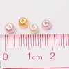 Barely Pink Mix Pearlized Glass Pearl Beads HY-PH0006-4mm-01-3