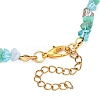 Alloy Cross Charm Bracelets BJEW-JB12323-02-4