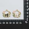 20Pcs 2 Colors Alloy Enamel Pendants ENAM-CJ0004-20-7