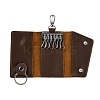 Leather Car Key Holder Bags AJEW-WH0250-38B-2