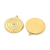 PVD Vacuum Plating 304 Stainless Steel Pendants STAS-L278-021G-2