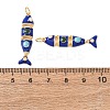 Brass Enamel Pendants KK-C143-44A-G02-3